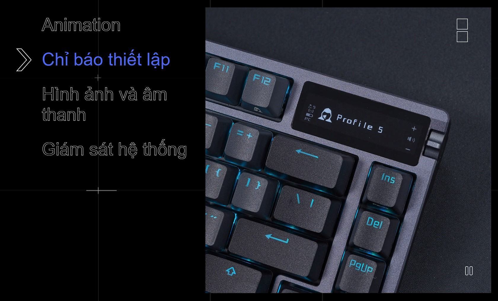 Bàn phím Gaming Asus ROG Azoth NX Brown - 90MP0317-BKUA01 6
