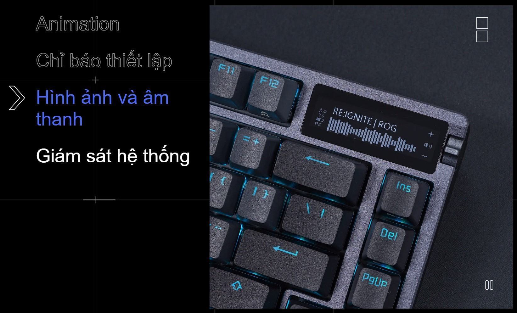 Bàn phím Gaming Asus ROG Azoth NX Brown - 90MP0317-BKUA01 5