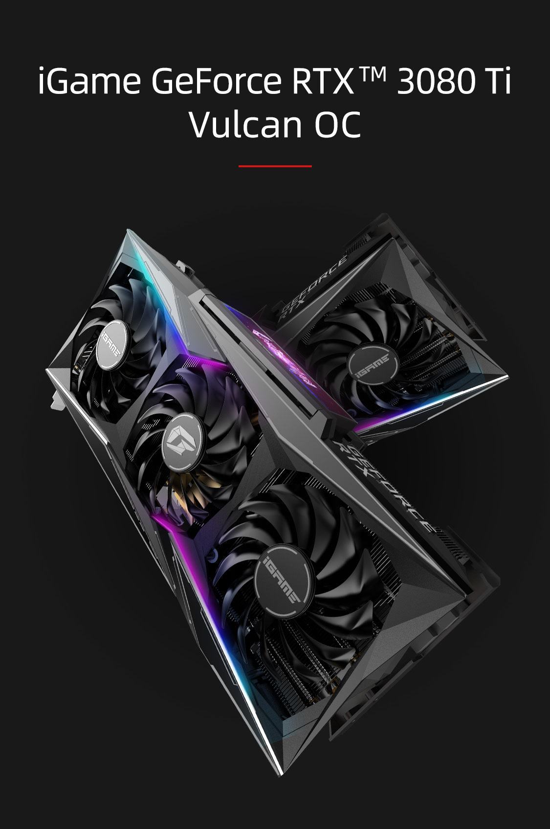 cardmnhnhcolorfuligamertx3080tivulcanoc12g-v-1 Card màn hình Colorful iGame RTX 3080 Ti Vulcan OC 12G-V