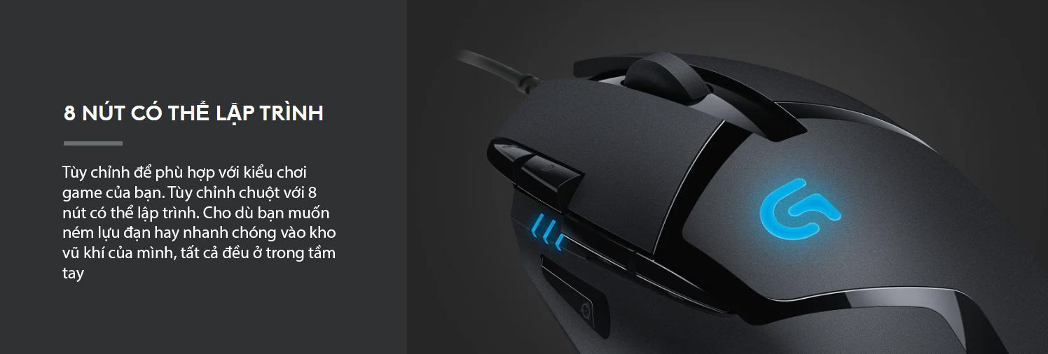 Chuột game Logitech G402 Hyperion Fury (USB/đen) 6