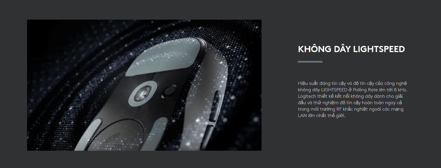 Chuột Gaming không dây Logitech Pro X SuperLight 2 DEX Lightspeed Trắng 6