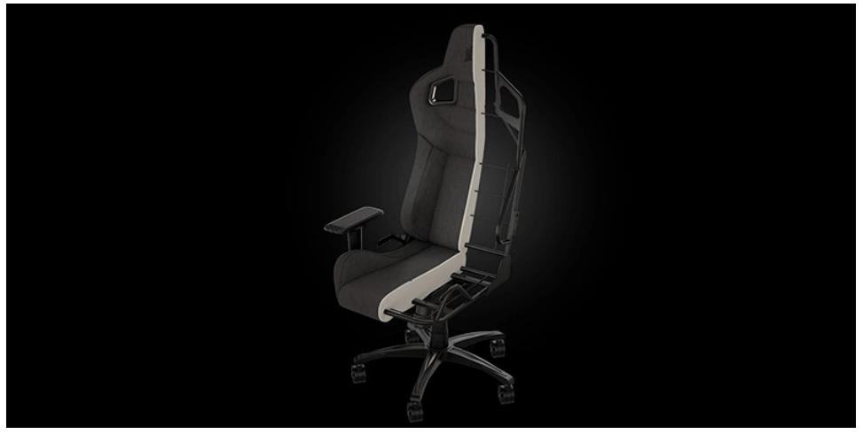 Ghế game Corsair T3 RUSH Gray-Charcoal 2023