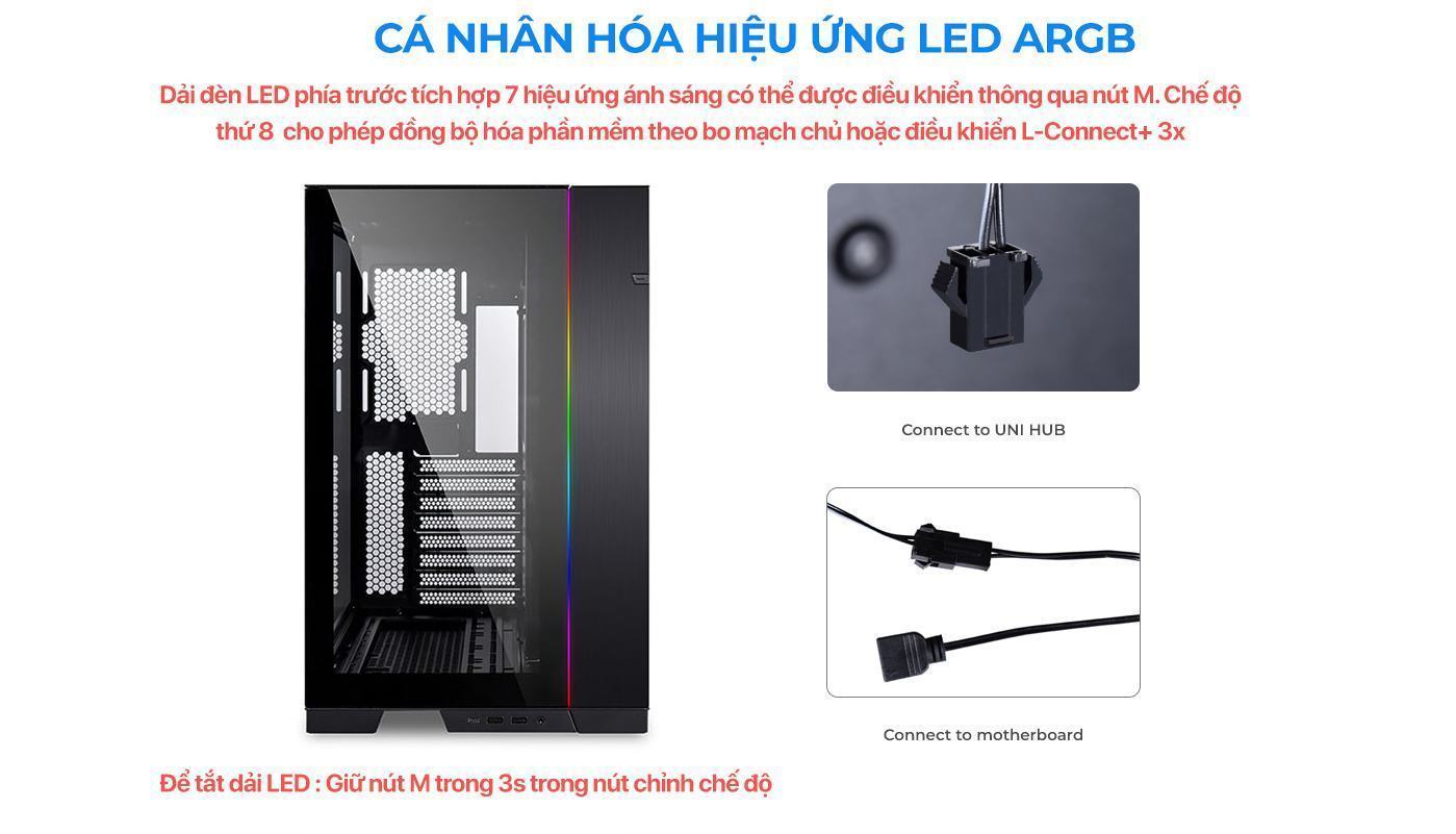 Vỏ Case LIAN-LI PC - O11 Dynamic Evo Black (Mid Tower/Màu Đen ) 