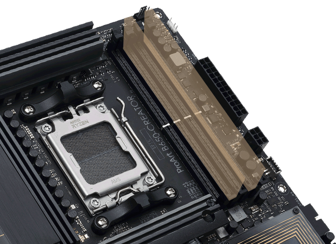 mainboard-asus-proart-b650-creator-ram Mainboard ASUS PROART B650-CREATOR