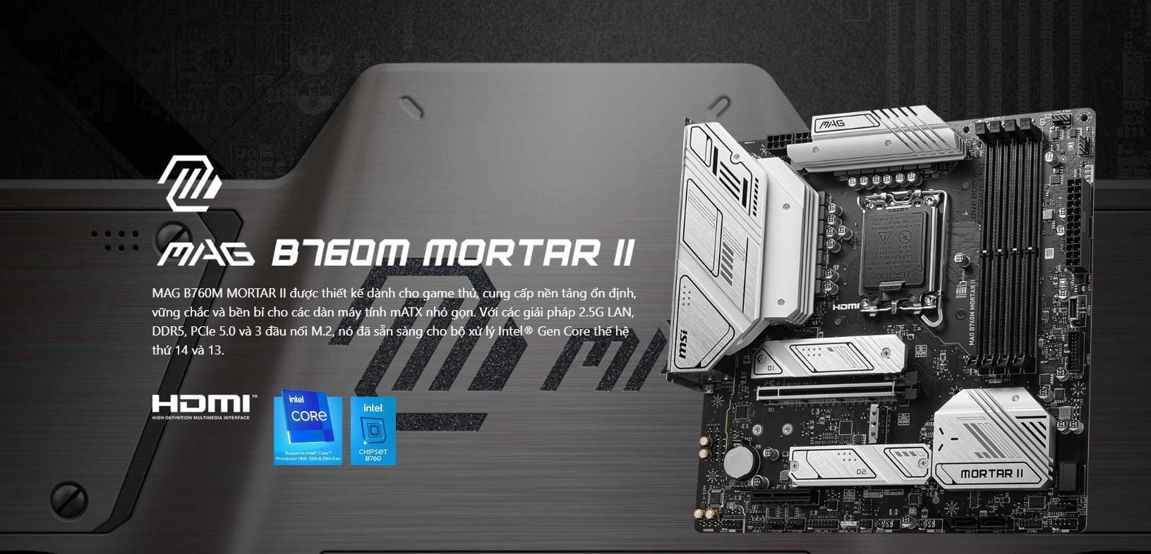 mainboard-msi-mag-b760m-mortar-ii-ddr5-mota Mainboard MSI MAG B760M MORTAR II DDR5