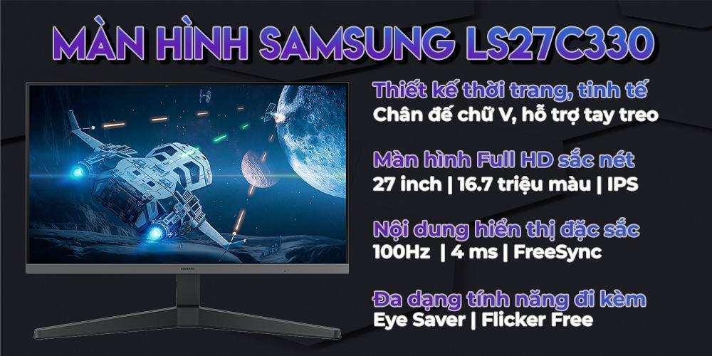 Màn hình Samsung LS27C330GAEXXV