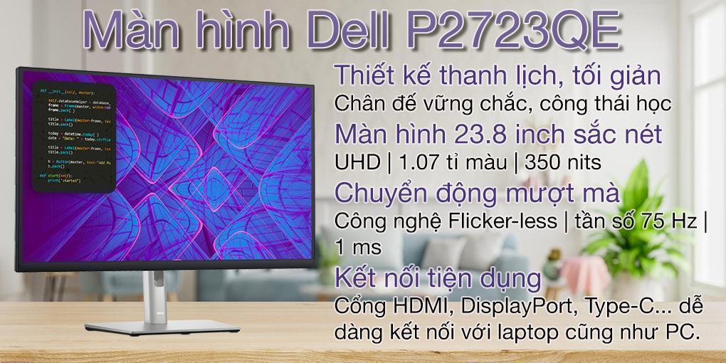 Màn hình Dell P2723QE 1