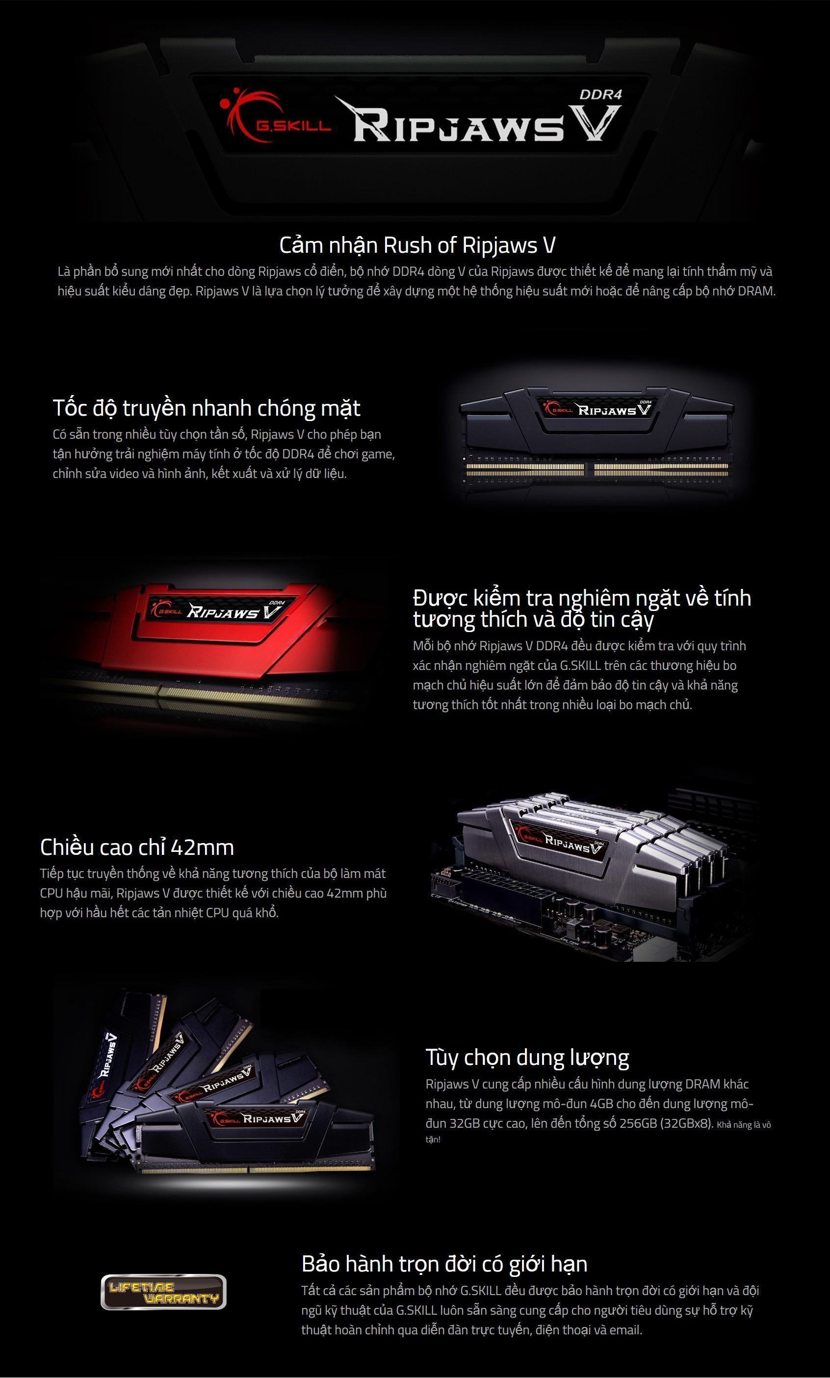Ram Desktop Gskill RIPJAWS V