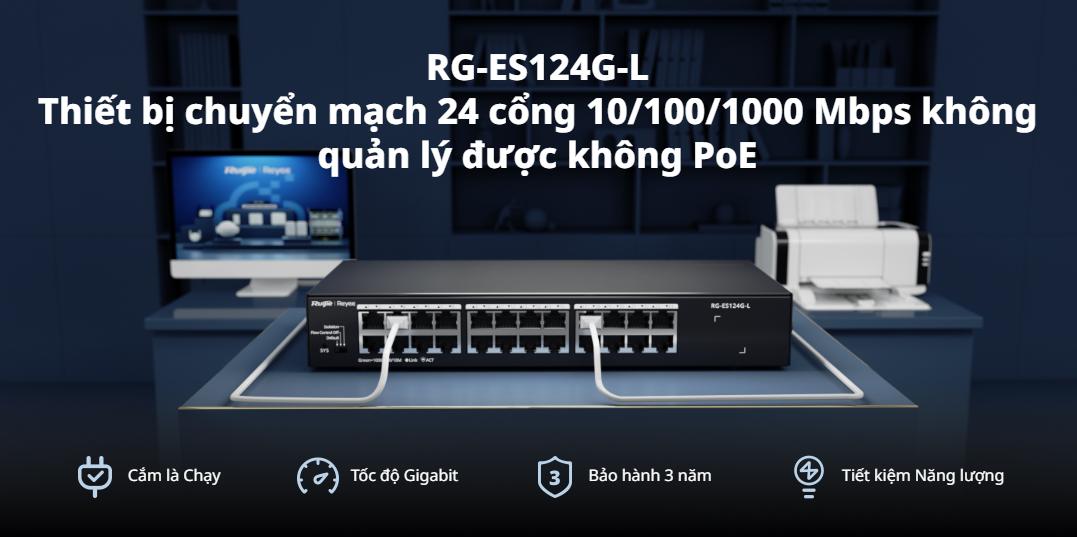 screenshot_1738568124 Switch RUIJIE REYEE RG-ES124G-L 24 cổng 10/100/1000BASE-T
