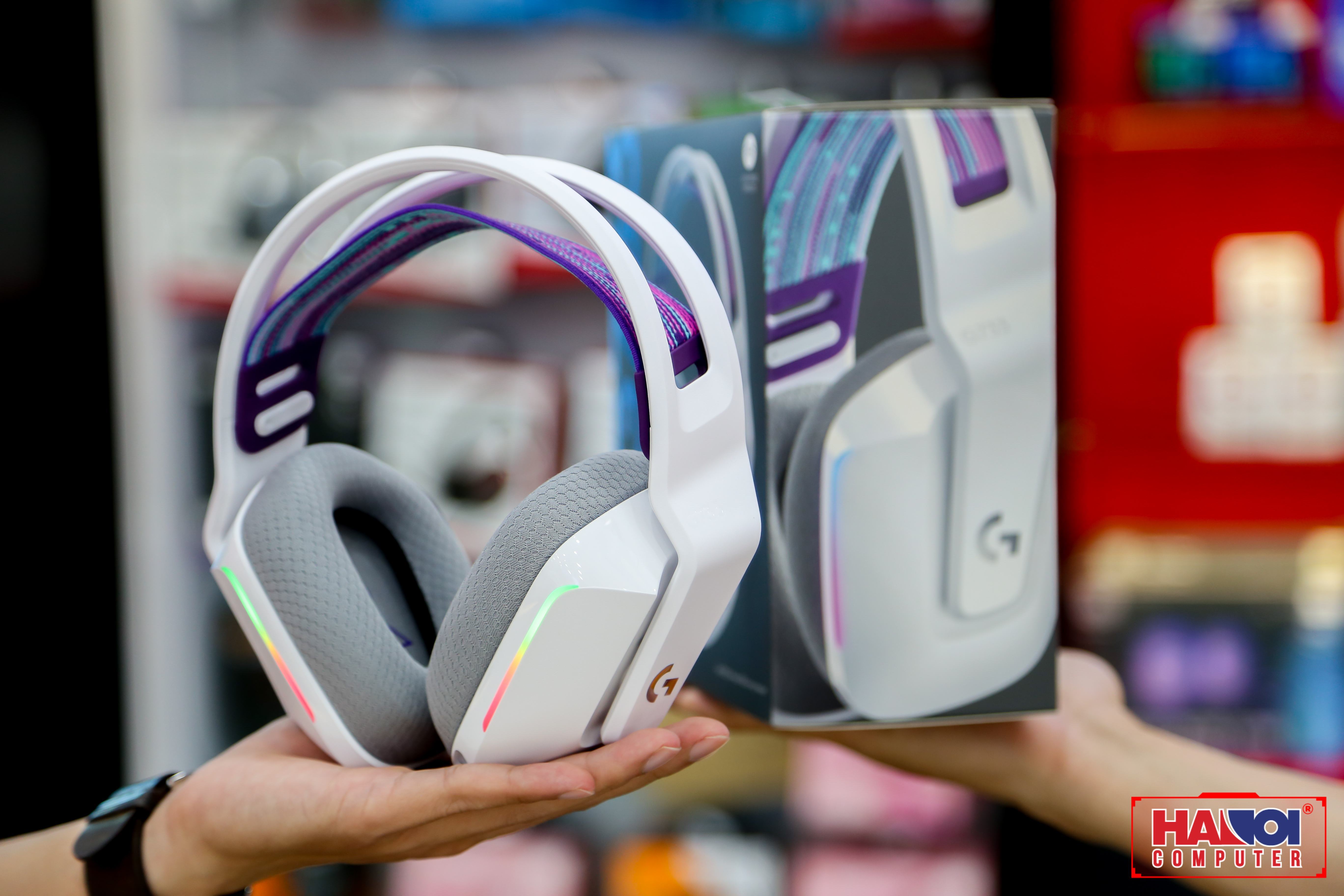 Tai nghe Gaming Logitech G733 LIGHTSPEED Wireless 7.1 RGB White