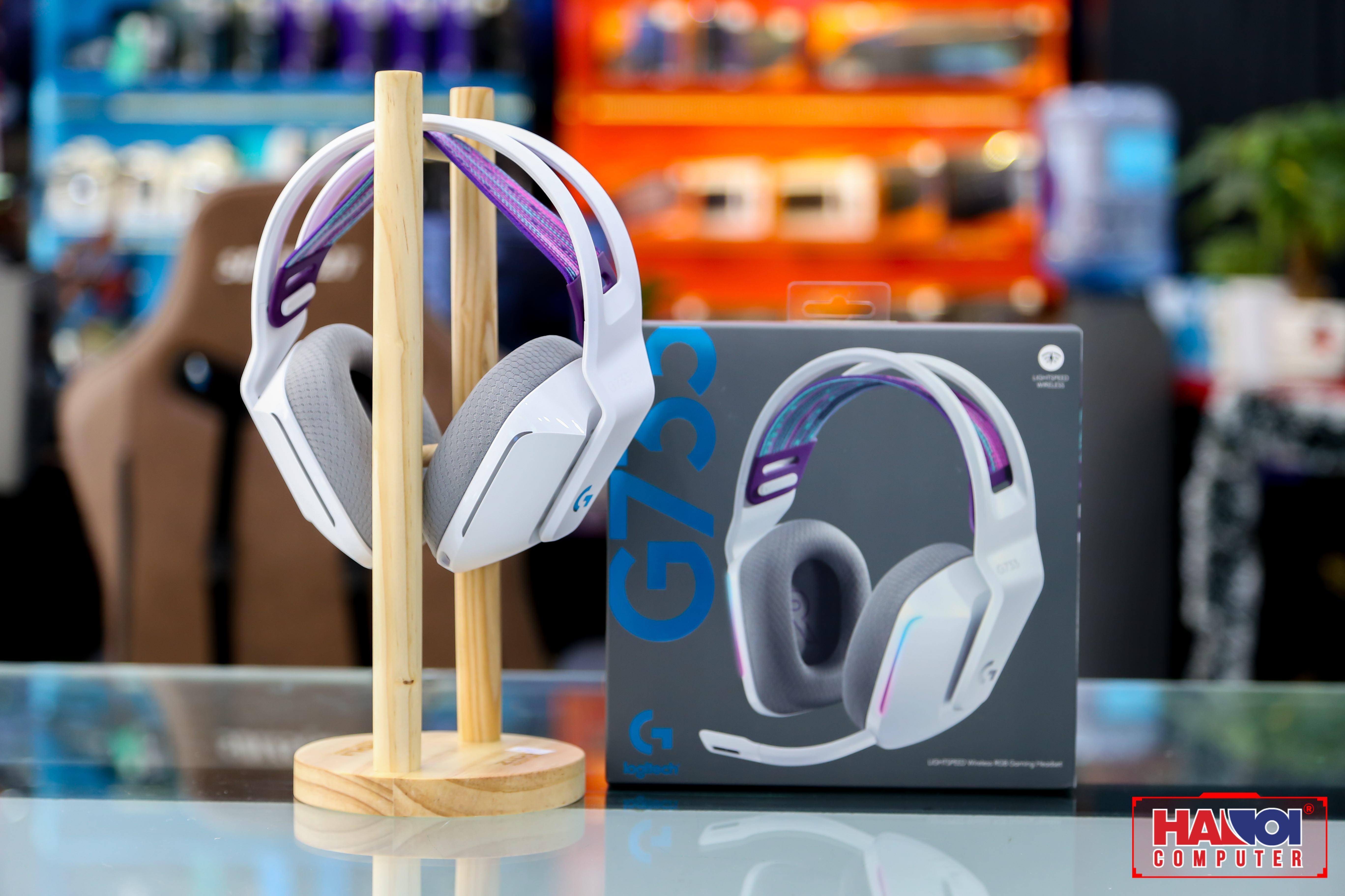 Tai nghe Gaming Logitech G733 LIGHTSPEED Wireless 7.1 RGB White