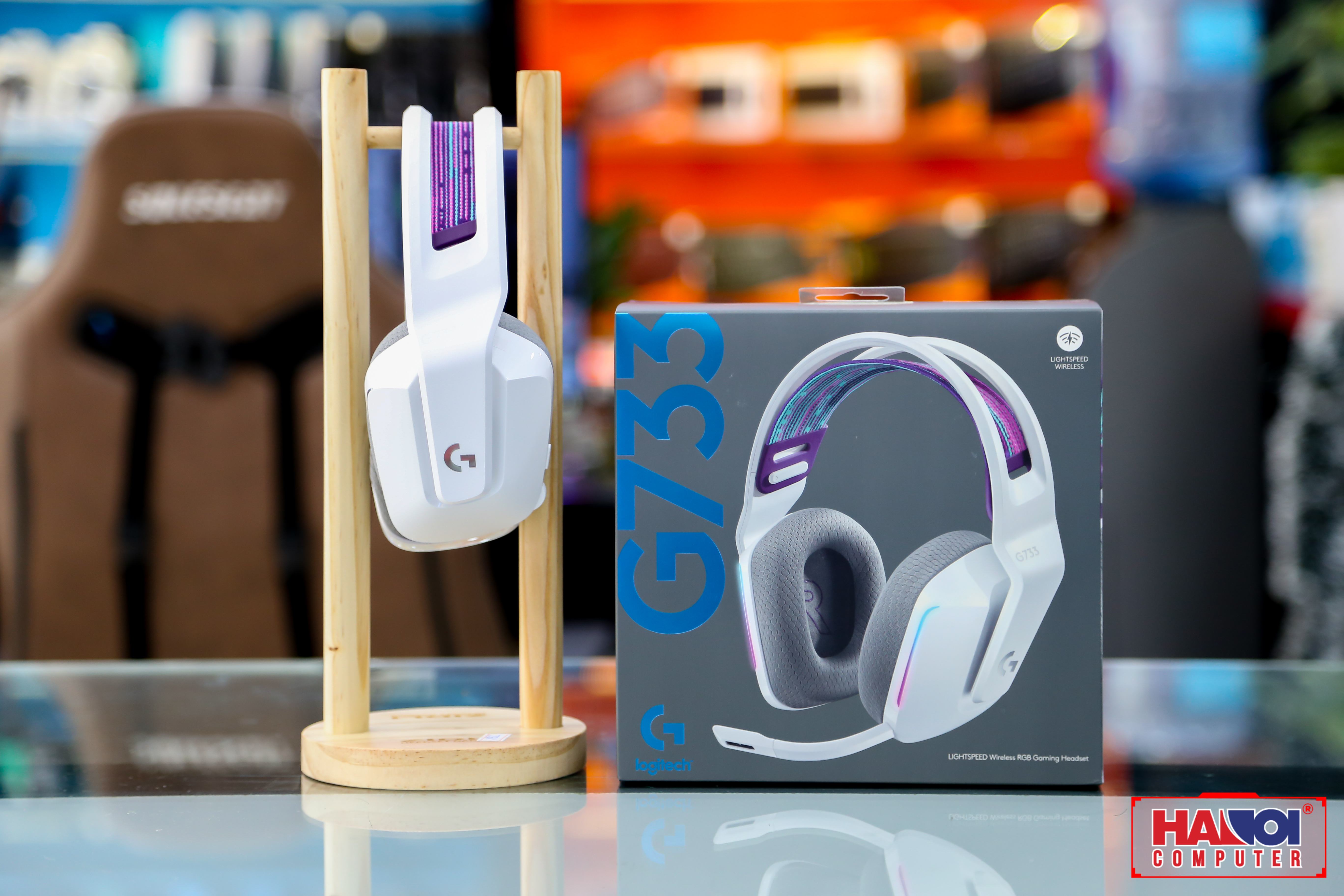 Tai nghe Gaming Logitech G733 LIGHTSPEED Wireless 7.1 RGB White