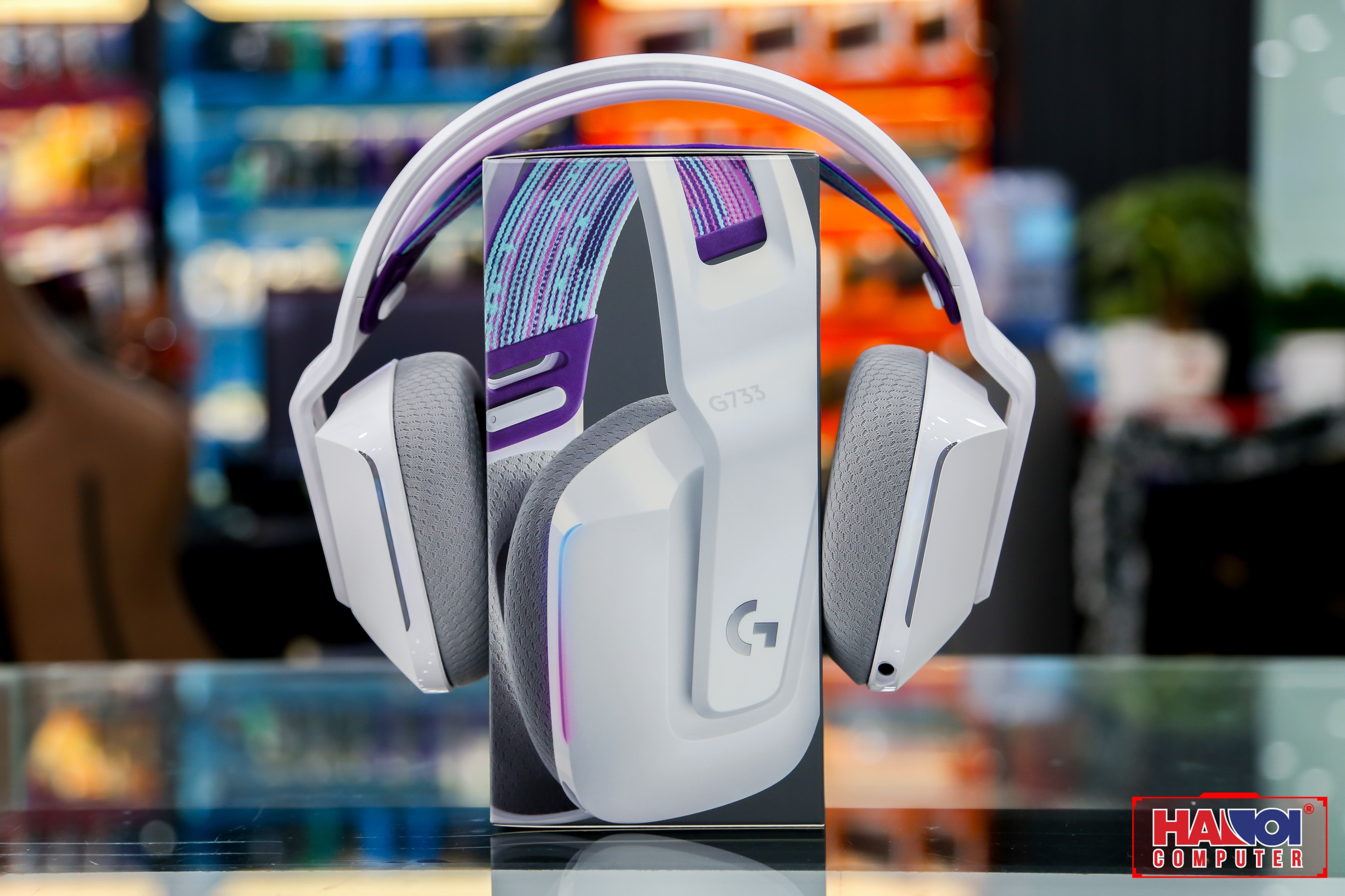 Tai nghe Gaming Logitech G733 LIGHTSPEED Wireless 7.1 RGB White