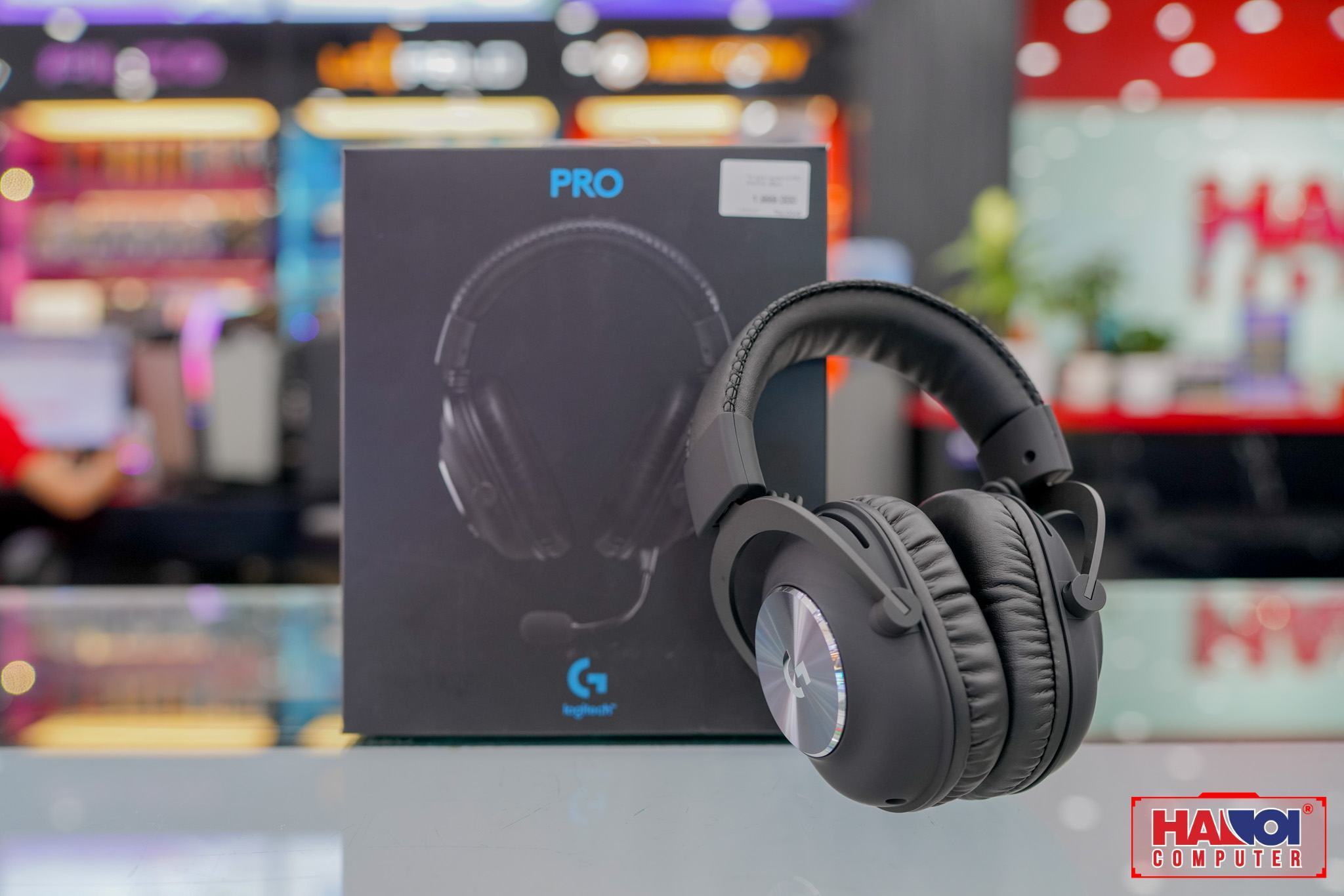 tai-nghe-logitech-g-pro-gaming-black1 Hộp sản phẩm và tai nghe Logitech G Pro