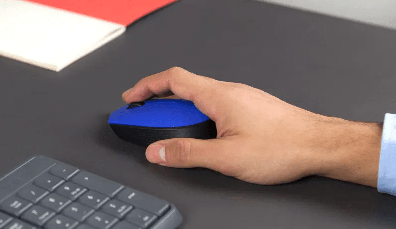 Chuột không dây Logitech M171 xám (USB) có thiết kế nhỏ gọn, cân xứng