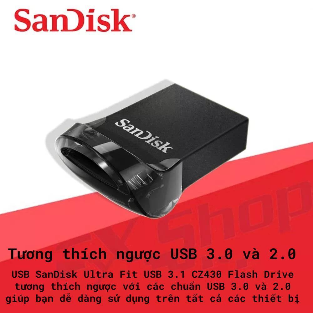 usb-sandisk-usb-33 USB SanDisk USB 3.1 SDCZ430-G46 Ultra Fit
