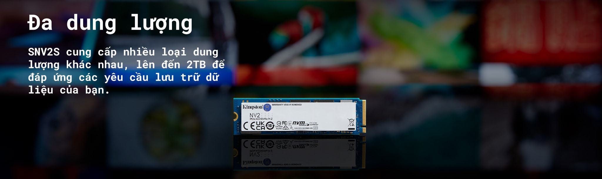 Ổ cứng SSD Kingston SNV2S  NVMe M.2 2280 PCIe Gen 4x4