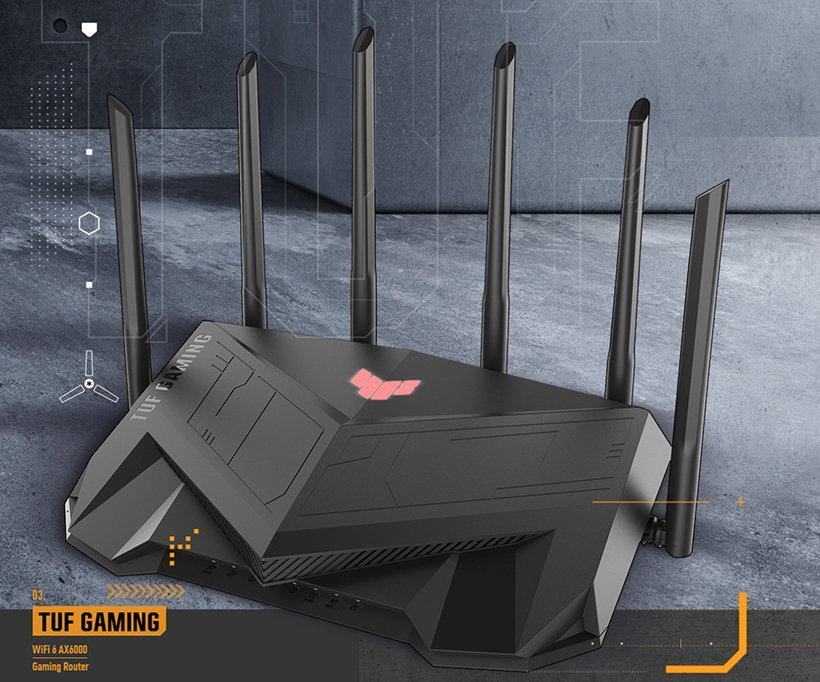 Bộ phát wifi Gaming Asus TUF-AX6000