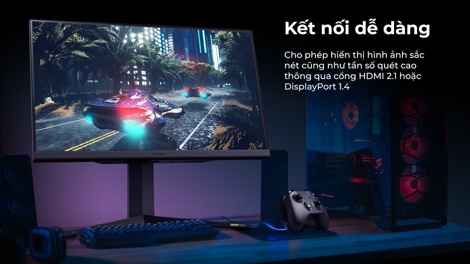 ultragear-32gr93u-06-144hz-hdmi-d-1 Màn hình Gaming LG 27GR93U-B kết nối thuận tiện