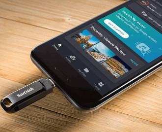 USB SanDisk128GB Ultra Dual Drive Go SDDDC3-128G-G46,USB Type C,USB3.1,màu đen