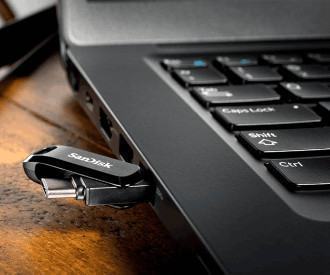 USB SanDisk128GB Ultra Dual Drive Go SDDDC3-128G-G46,USB Type C,USB3.1,màu đen